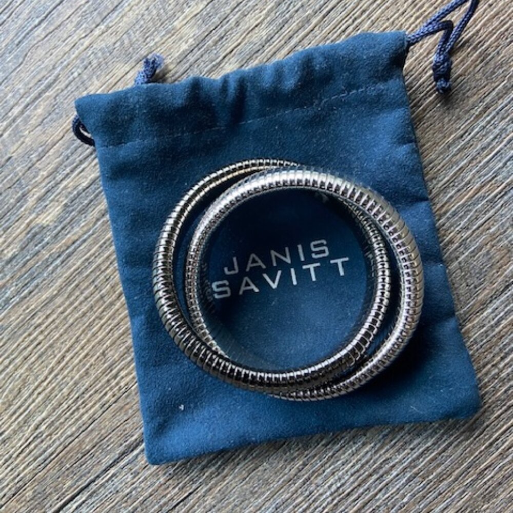 JANIS SAVITT "OPRAH'S FAVORITE" DOUBLE COBRA-RHODIUM/GUNMETAL